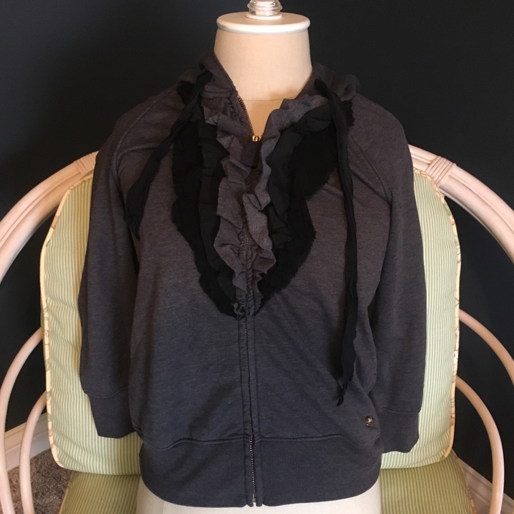 Super soft Juicy Couture Zip Up Hoodie Y2K McBling